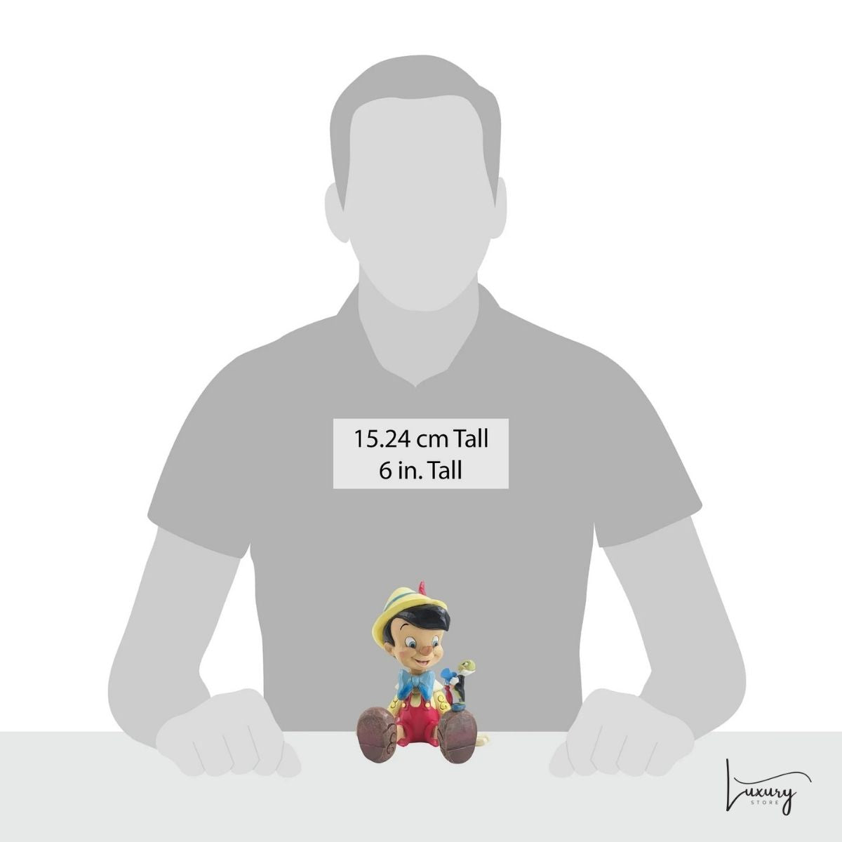 Disney Traditions Figurina Pinocchio con grillo parlante – Jim Shore