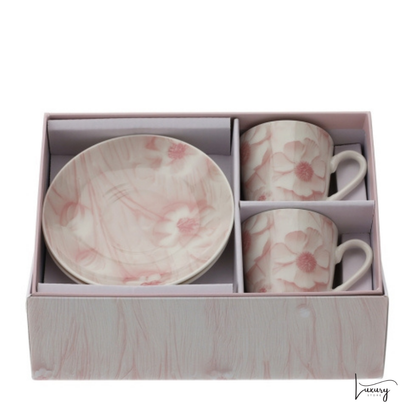 Hervit  Set 2 tazzine da caffè collezione canvas
