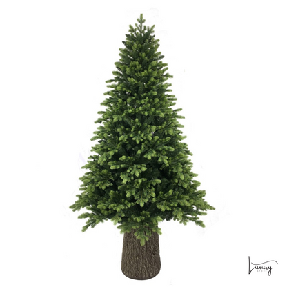 Albero di Natale Moso H. 240  con tronco con luci