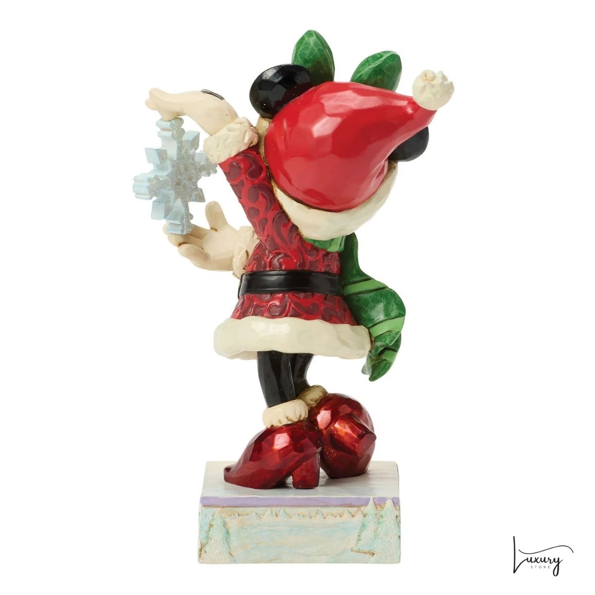 Disney Jim Shore Statuetta Minnie fiocco di neve