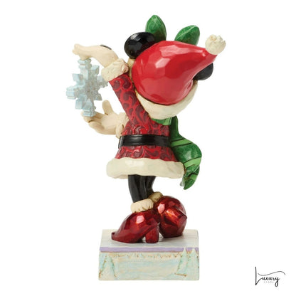 Disney Jim Shore Statuetta Minnie fiocco di neve