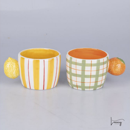 Villa D'este Fruit and Spice Mug con manico agrumi
