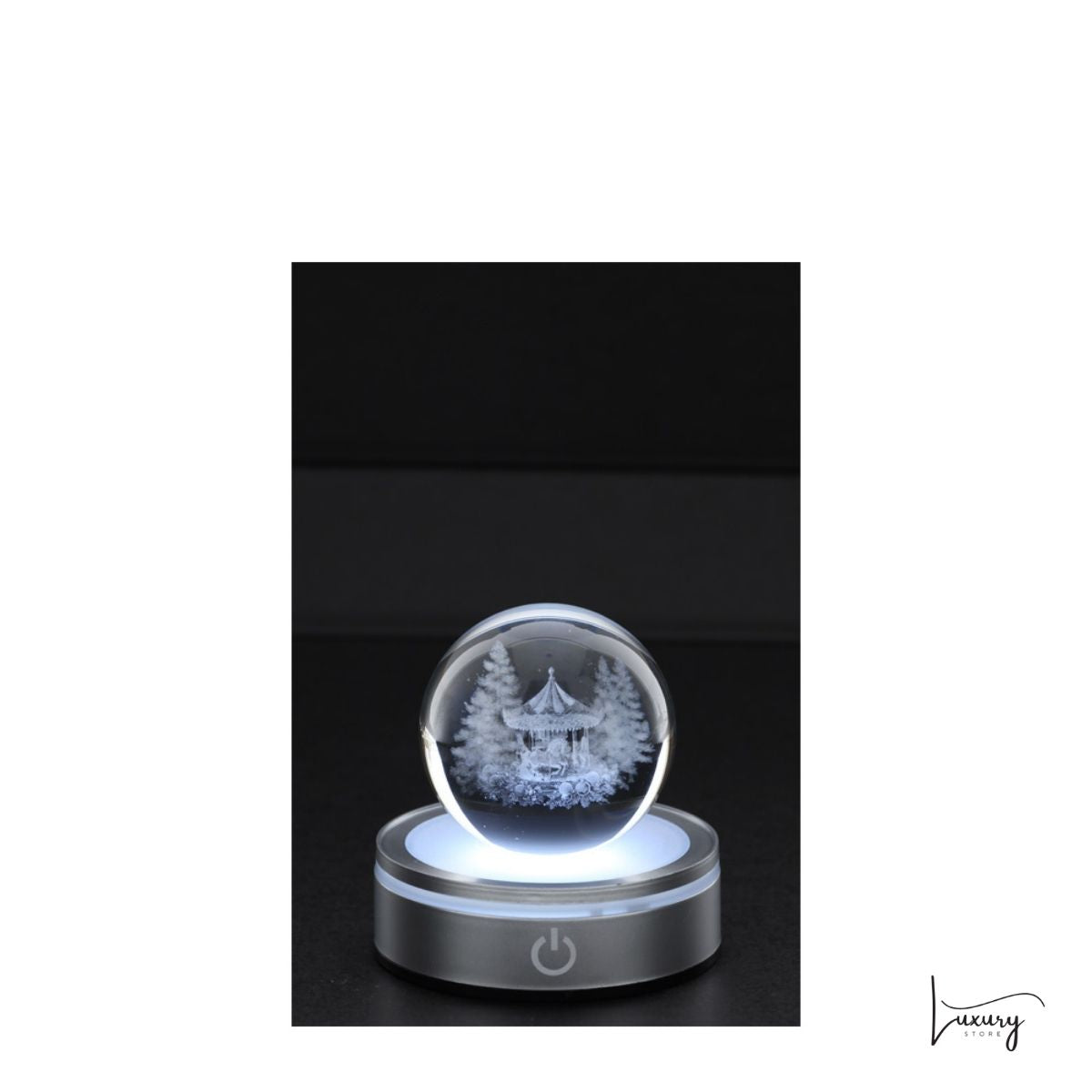 Hervit  Sfera crystal §planet con luce led diametro 6 cm