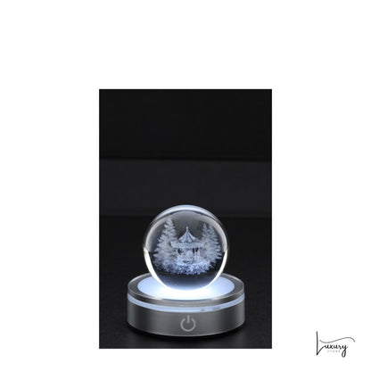 Hervit  Sfera crystal §planet con luce led diametro 6 cm