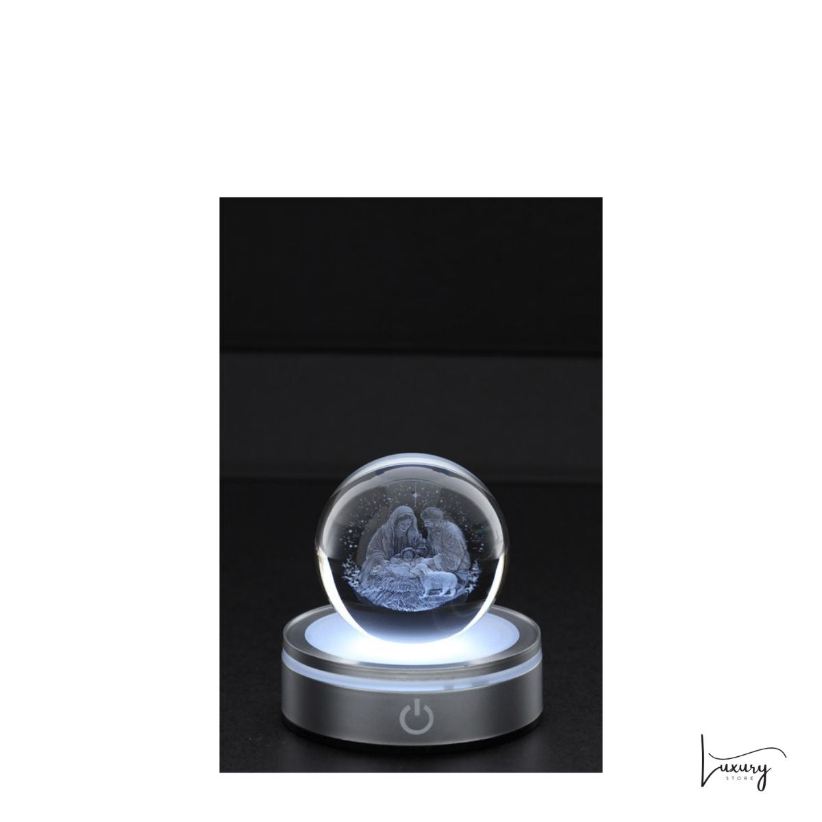 Hervit  Sfera crystal §planet con luce led diametro 6 cm
