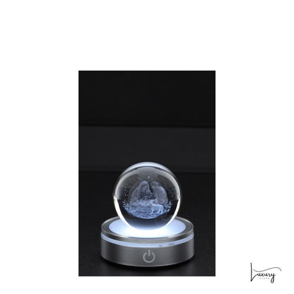 Hervit  Sfera crystal §planet con luce led diametro 6 cm