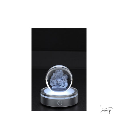 Hervit  Sfera crystal §planet con luce led diametro 6 cm