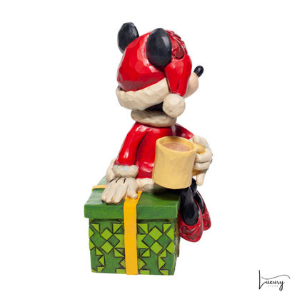 Disney Jim Shore Statuetta Minnie con cioccolata