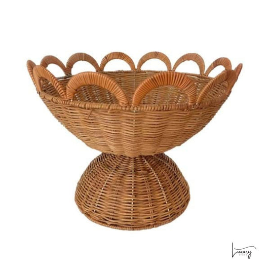 Blanc Mariclò Vassoio con piedistallo Dafne collection