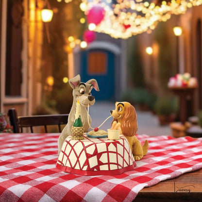 Disney Traditions Figurina Lilli e il Vagabondo– Jim Shore