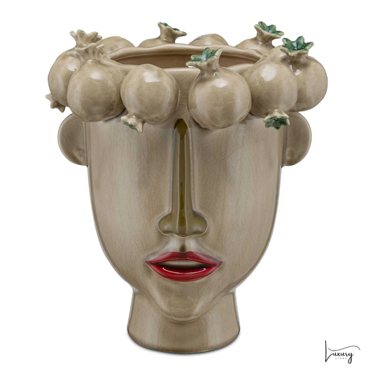 Rituali Domestici Vaso Melograni Beige, Arciboldo