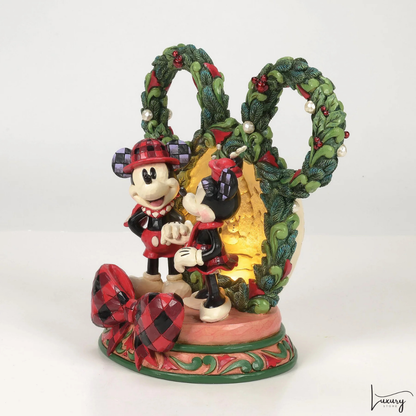 Disney Jim Shore Statuetta Topilino e Minnie Special Edition