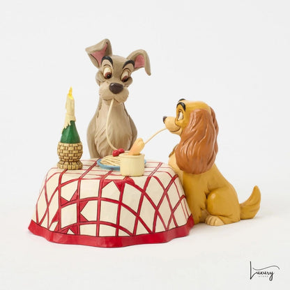 Disney Traditions Figurina Lilli e il Vagabondo– Jim Shore