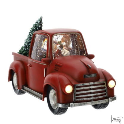 Hervit Pick up Led con Babbo Natale