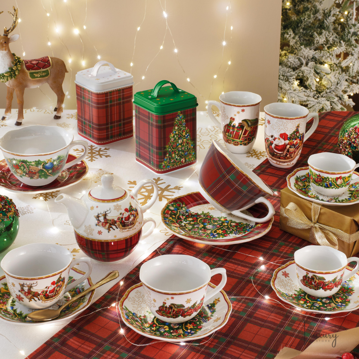 Brandani Teiera con tazza collezione Christmas