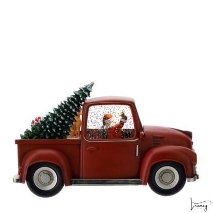 Hervit Pick up Led con Babbo Natale