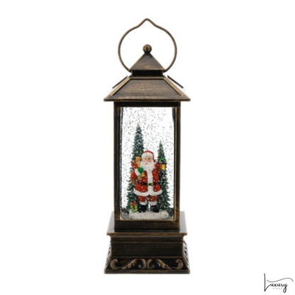 Hervit  Lanterna con Babbo Natale Led