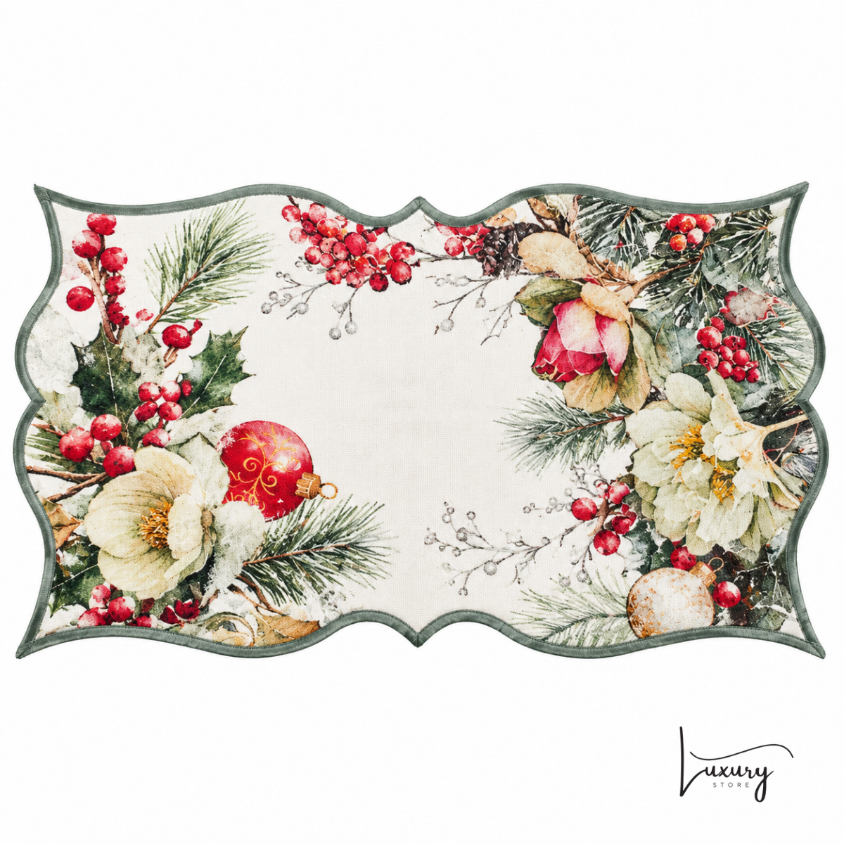 Blanc Mariclò Tovaglietta Collezione giardino d' Inverno