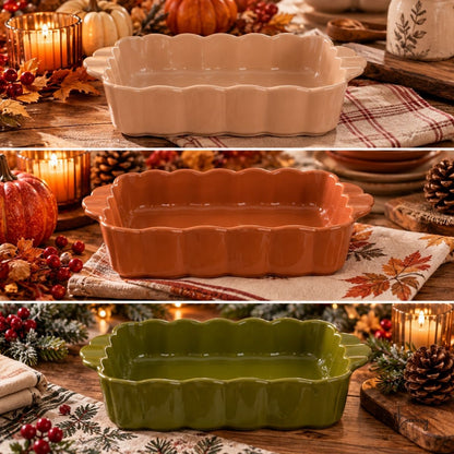 Blanc Mariclò Set / pirofile rettangolari con manici