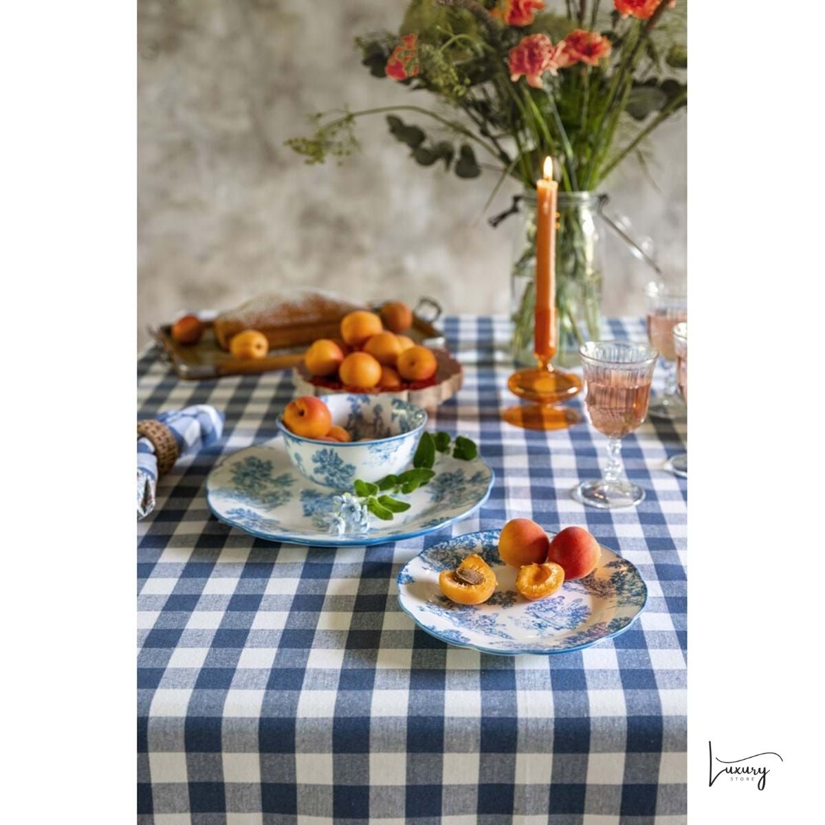 Blanc Mariclò Tovaglia con gala Linda Collection