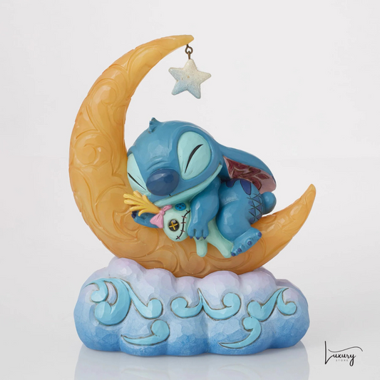 Disney Tradition  Figurina Stitch e Souillon Luna luminosa