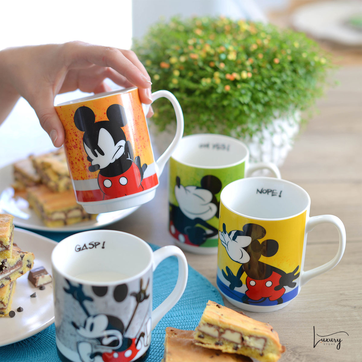 Egan Mug impilabile Mickey Giallo