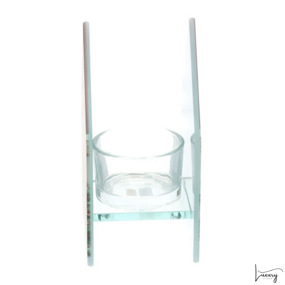 Hervit  Porta tealight in vetro Cottage