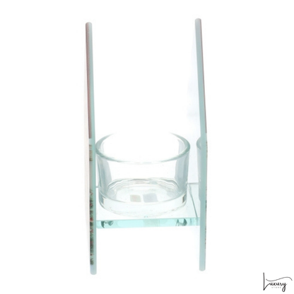 Hervit  Porta tealight in vetro Cottage