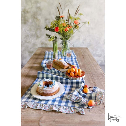 Blanc Mariclò Runner con gala Linda Collection