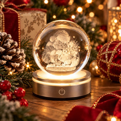 Hervit  Sfera crystal §planet con luce led diametro 6 cm