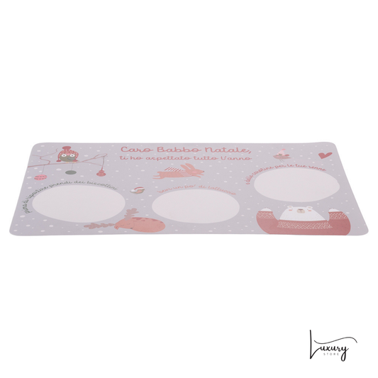 Villa d'este  Xmas Tovaglietta  Babbo Natale