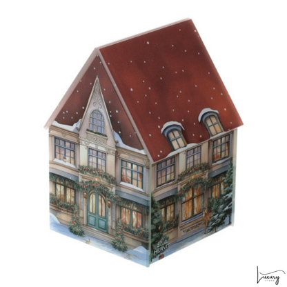 Hervit  Contenitore con candela in vetro Cottage