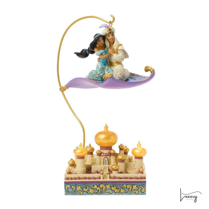Disney Traditions Figurina Aladin e Jasmine su tappeto – Jim Shore